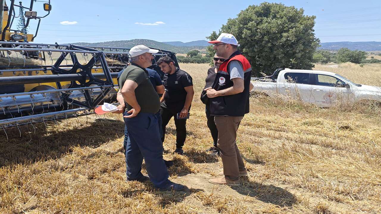 Uşak’ta Hasat Sezonu Nedeniyle Biçerdöver Kontrolleri Başladı