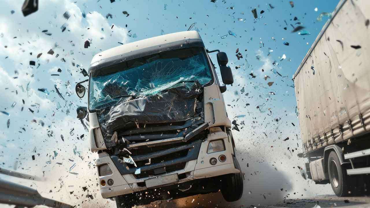 Uşak'ta Kamyon Traktöre Çarpıştı, 1 Kişi Yaralandı
