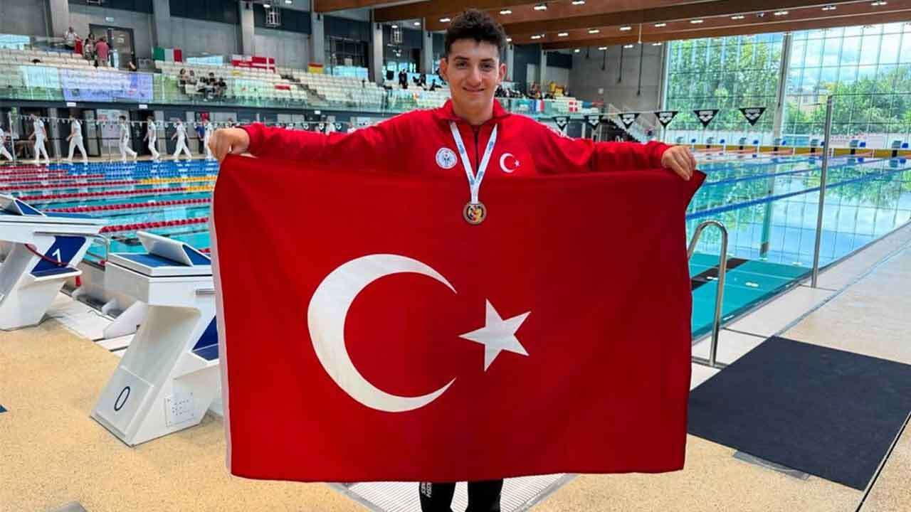 Uşak  Spor Lisesi Öğrencisi Eymen Özdemir Avrupa Şampiyonu Oldu