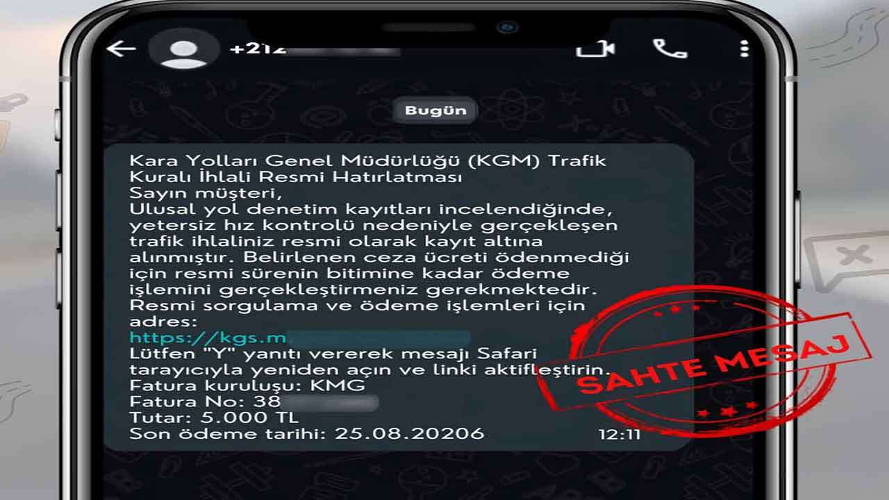 SİBERAY’dan Sahte Trafik Cezası SMS Uyarısı