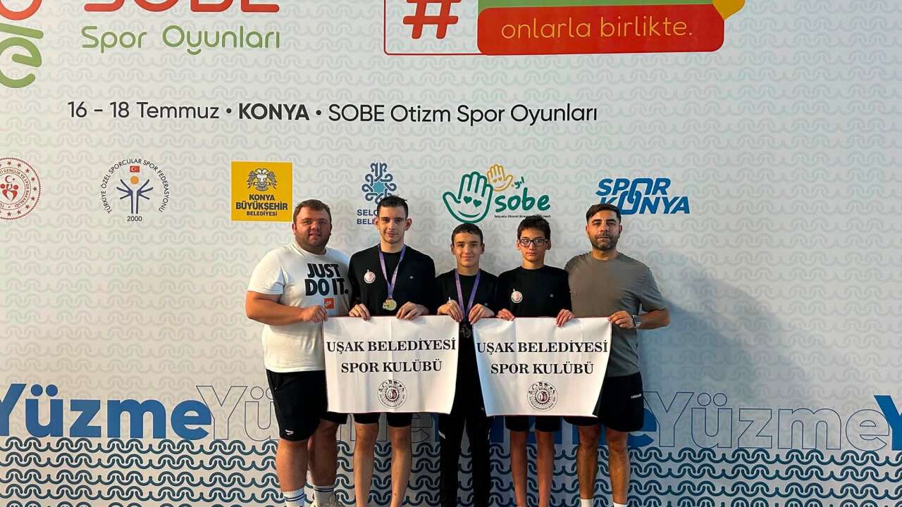 Uşaklı Özel Sporcular SOBE Türkiye Şampiyonası’nda Ambargo Koydu