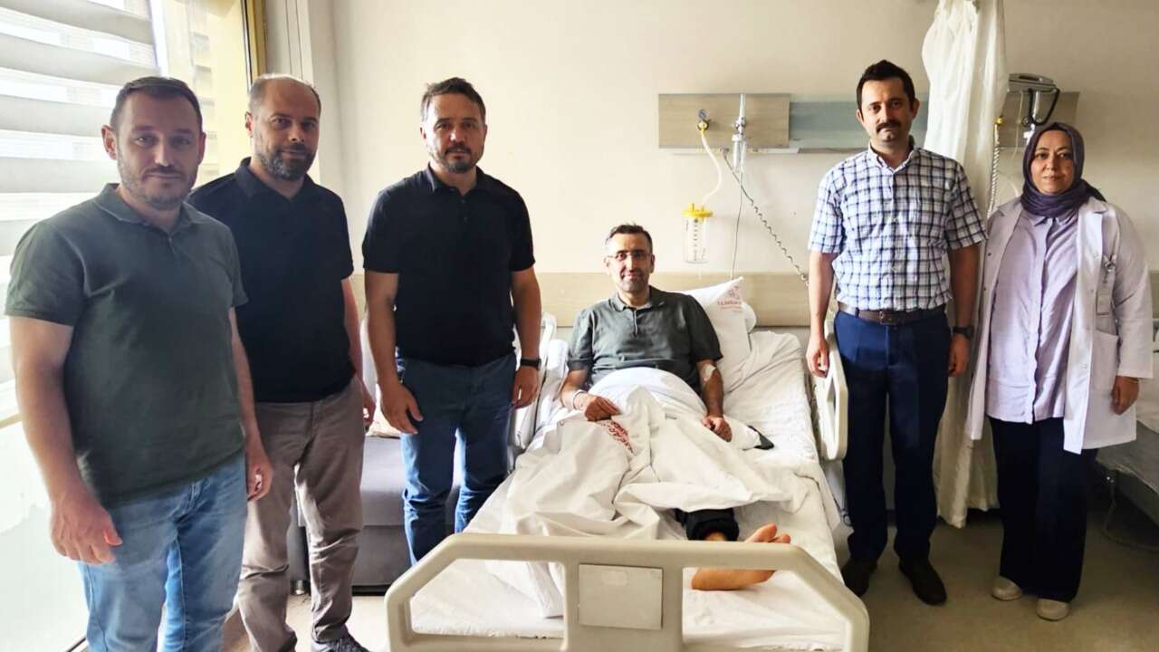 Ak Parti Uşak İl Başkanlığından Geçmiş Olsun Ziyareti