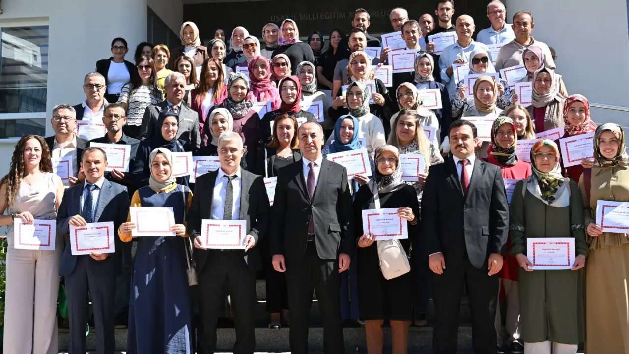Uşak’ta ÇEDES Projesine Emek Veren Öğretmenlere Teşekkür