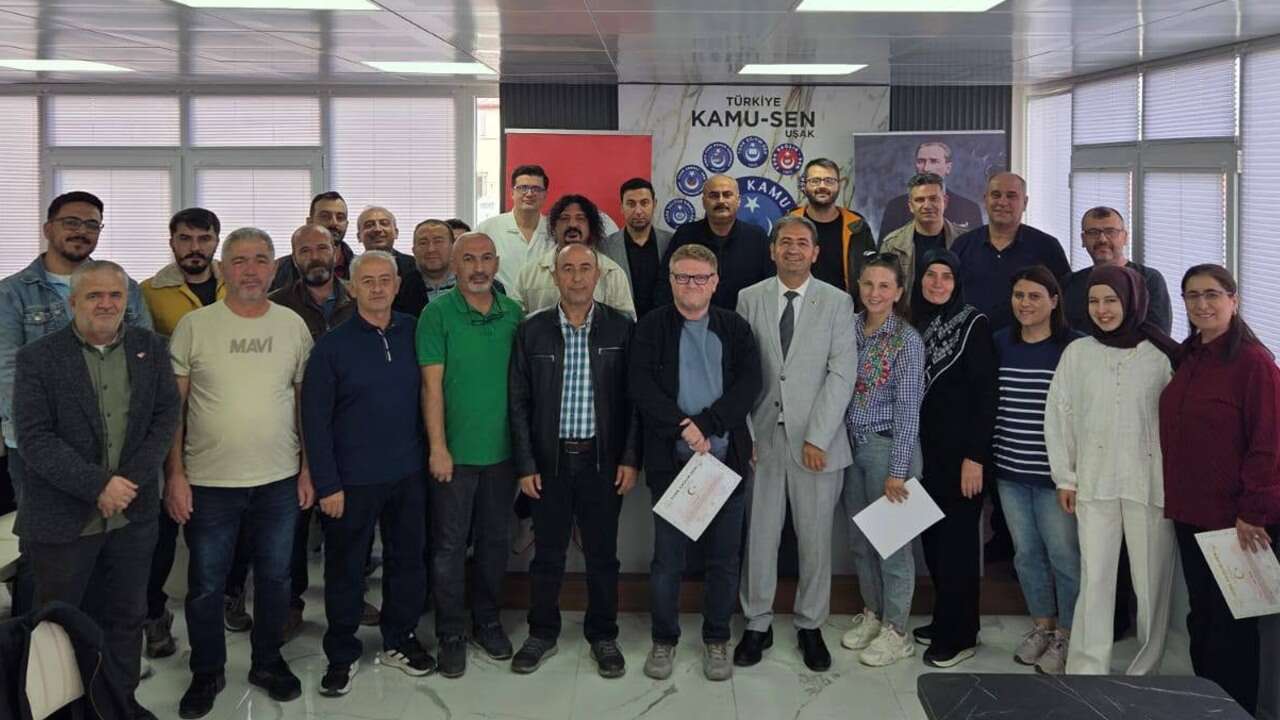 Türk Sağlık-Sen Uşak Şubesi Temsilcileriyle Bir Araya Geldi
