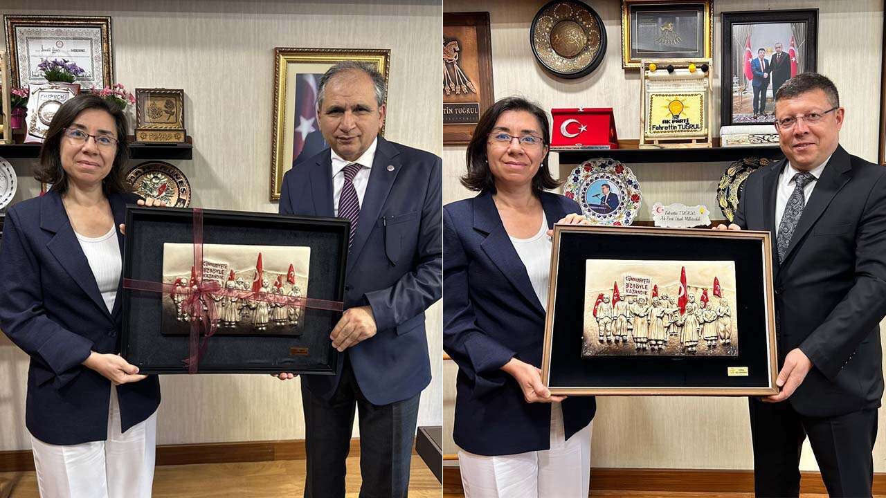 Uşak Heyeti Gazi Meclis’te! Fahrettin Tuğrul ve İsmail Güneş Ağırladı