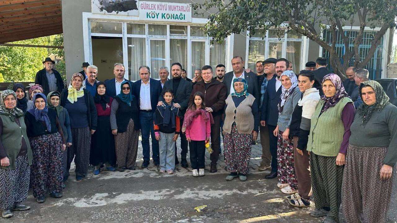 Uşak'ta Maden Endişesi! AK Parti Heyeti Gürlek Köyü'ne Gitti
