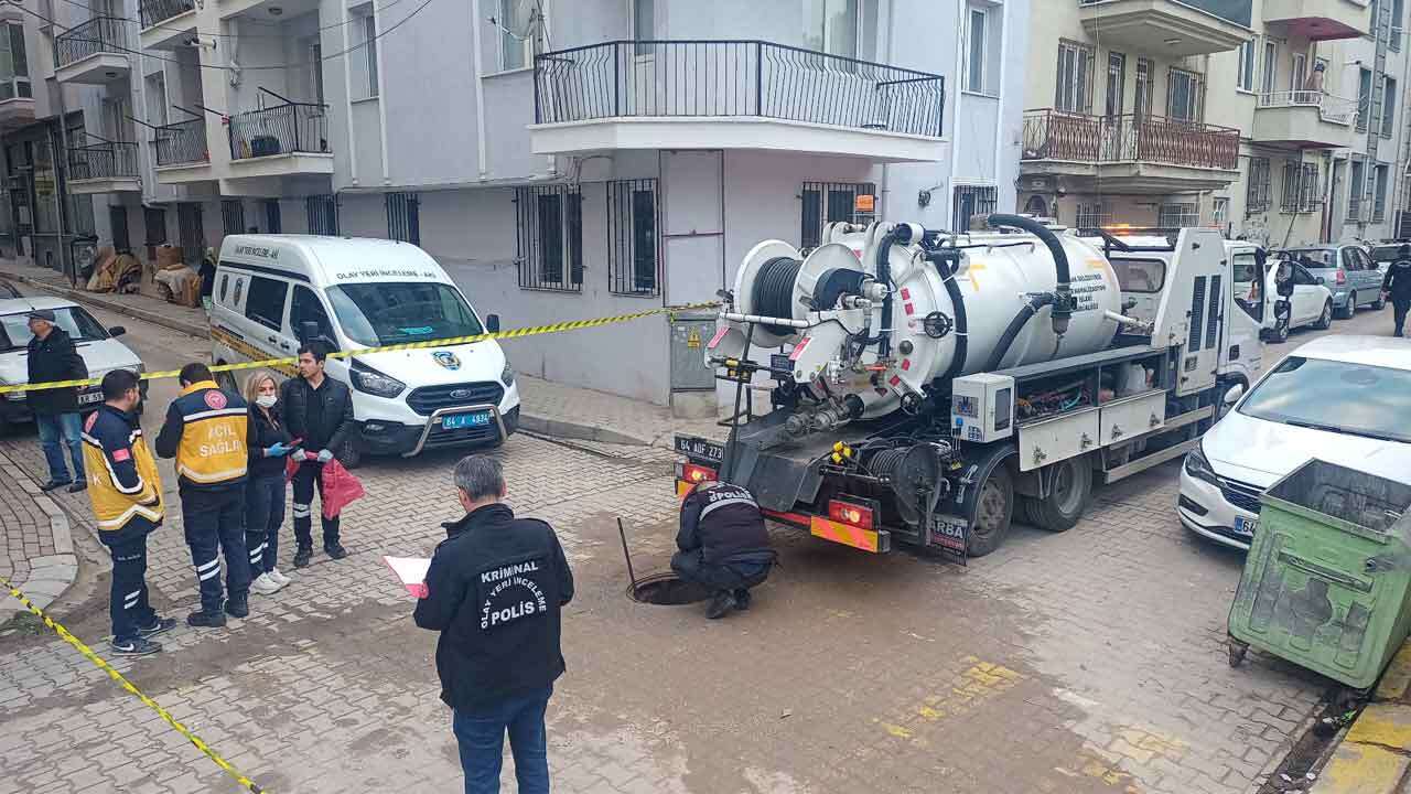 Uşak'ta kanalizasyon hattı tıkandı: İçerisinden cenin çıktı