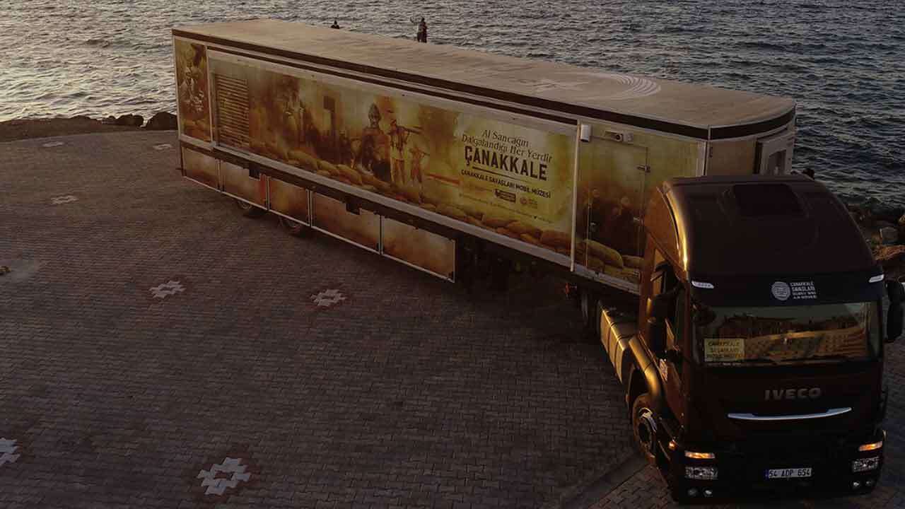 Uşaklılar bu tırın içinde Çanakkale ruhunu yaşayacak
