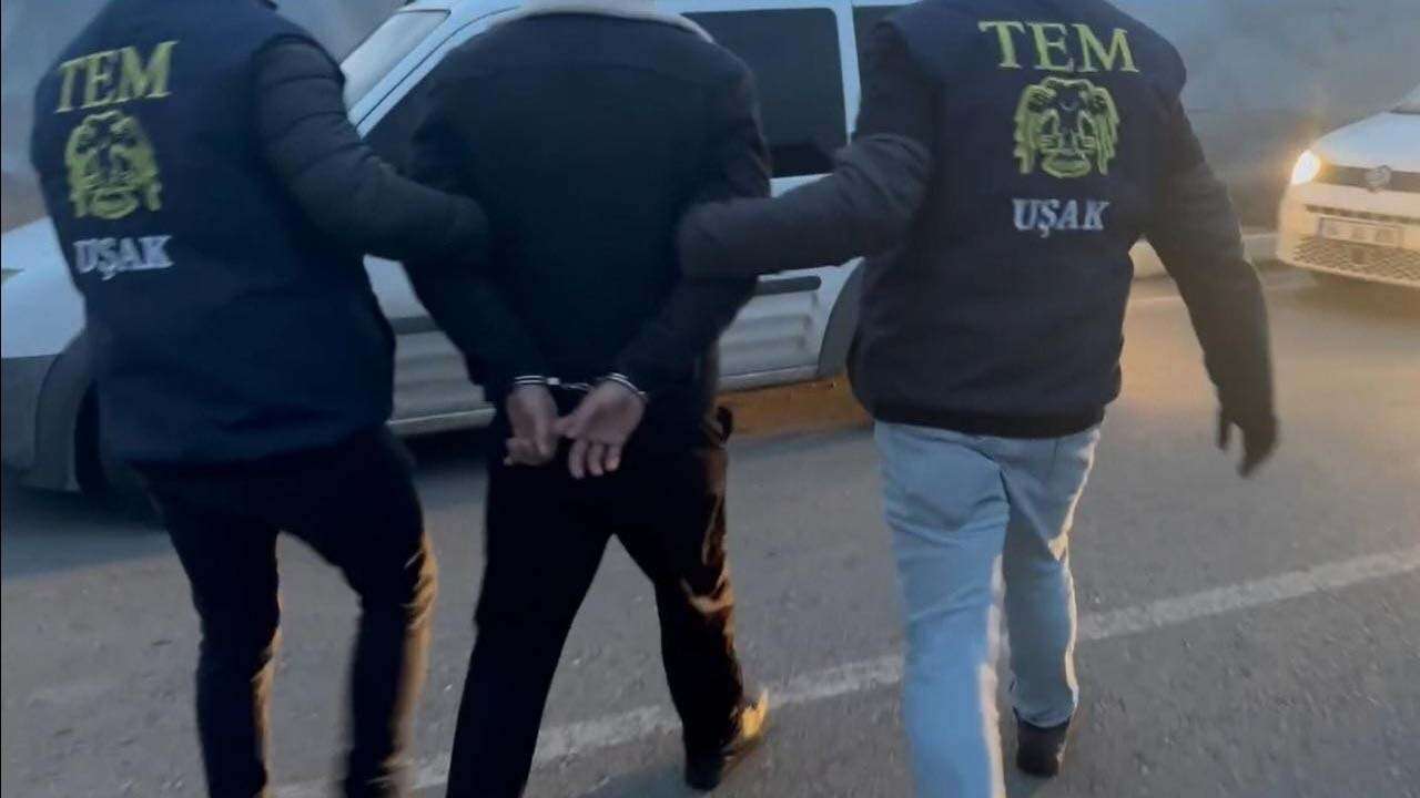 Uşak'ta DAEŞ örgütü üyesi 1 kişi yakalandı