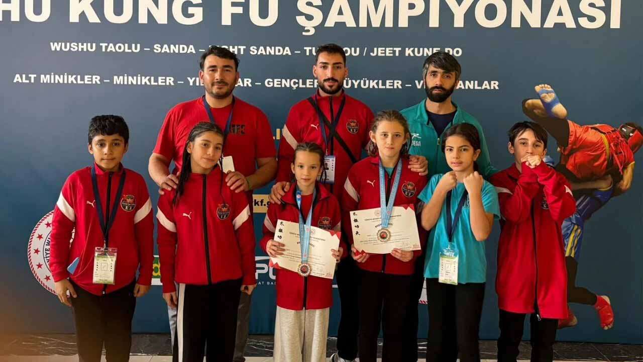 Uşaklı Sporculardan Wushu Sanda Türkiye Şampiyonası’nda Büyük Başarı