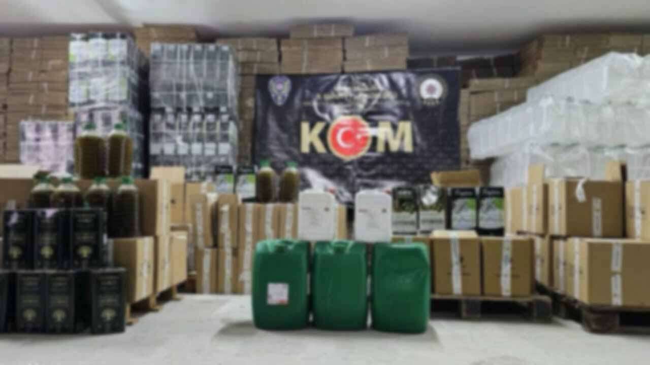 Uşak’ta Sahte Zeytinyağı Operasyonu Tonlarca Ürün Ele Geçirildi