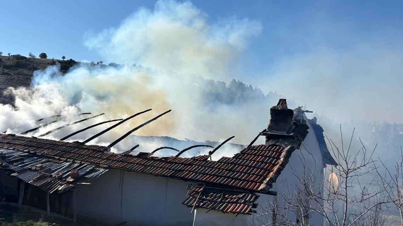 Uşak'ta müstakil evde çıkan yangın 1 kişiyi hayattan kopardı