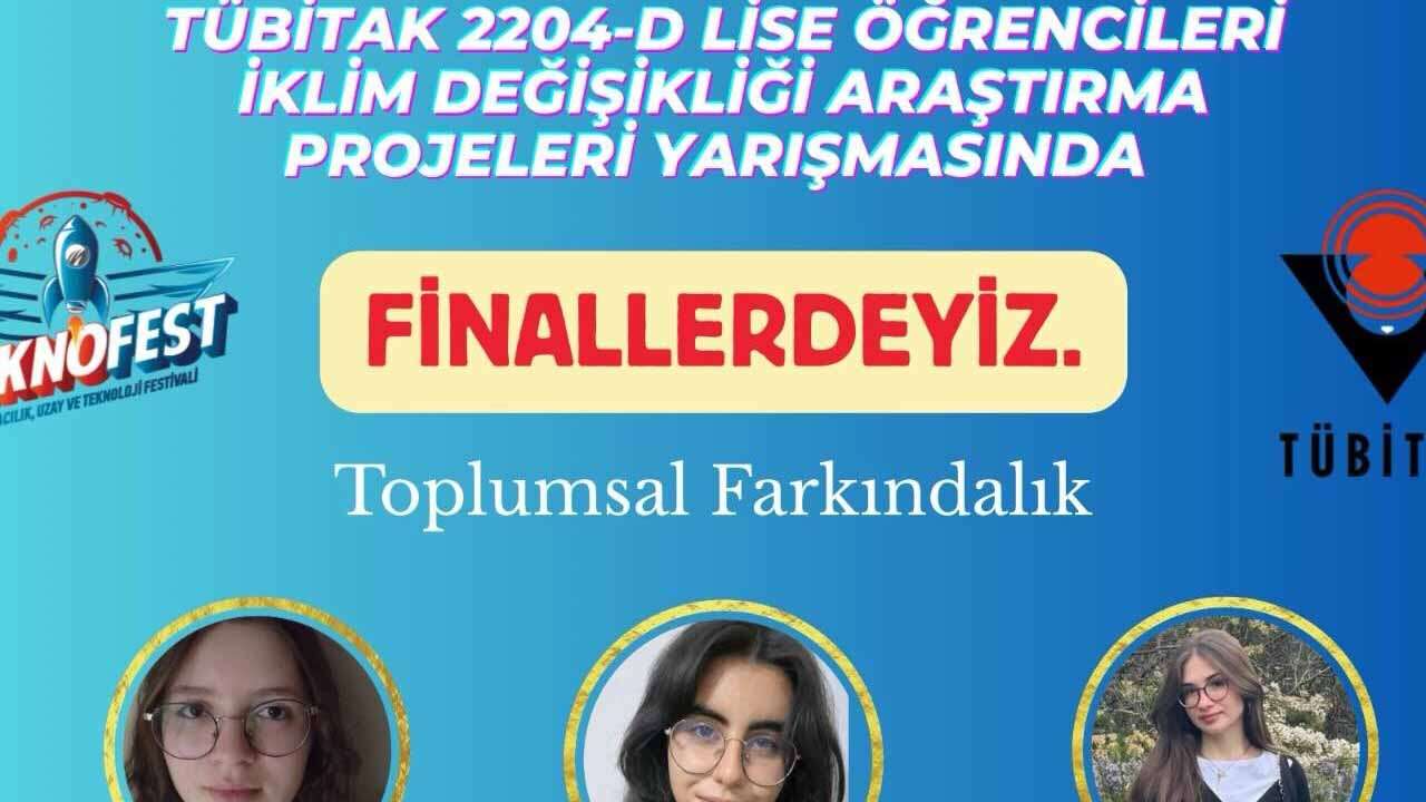 Uşak Turhan Akçay BİLSEM TEKNOFEST Türkiye Finallerinde