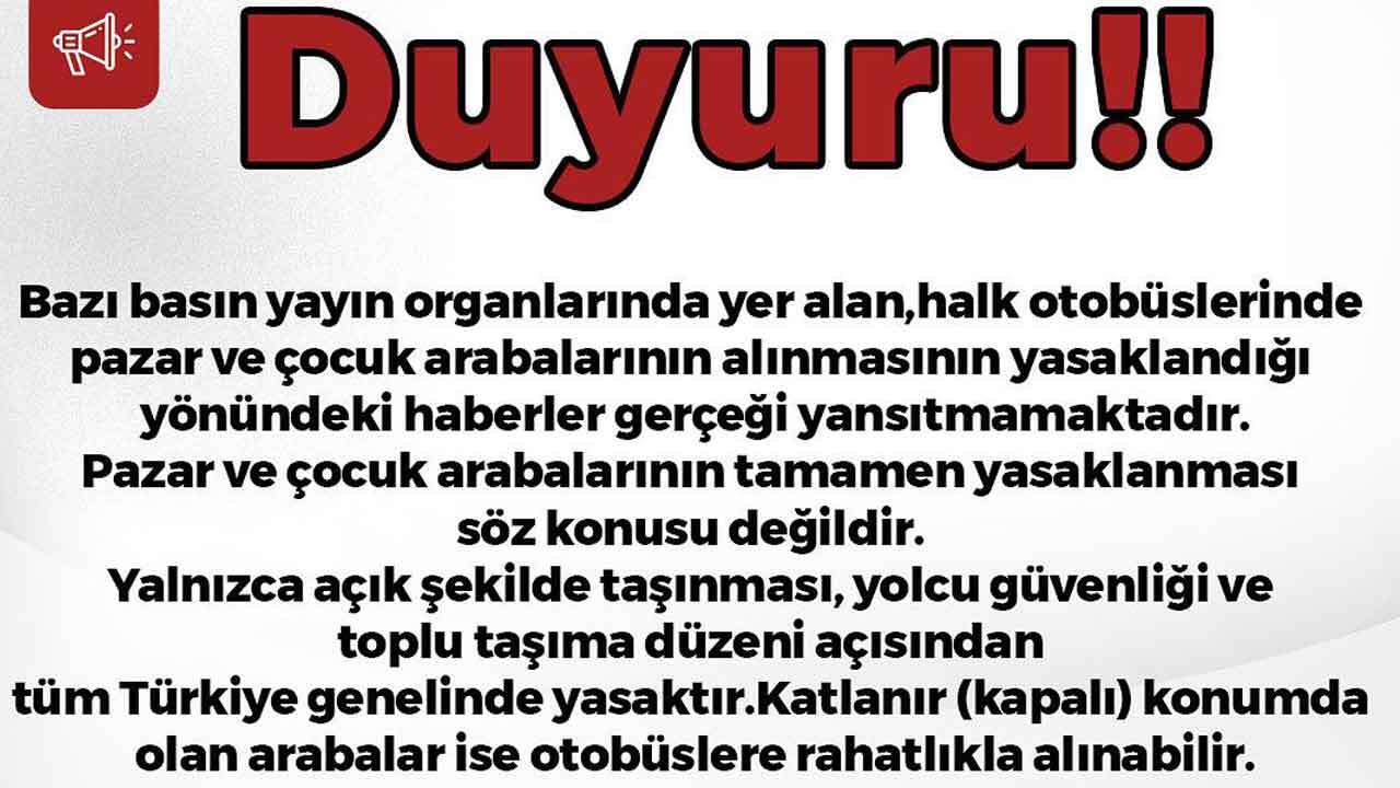 Uşak Belediyesi’nden Net Açıklama: “Tam Yasaklama Söz Konusu Değil”